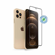 CRONG 3D ARMOUR GLASS KALJENO STEKLO ZA CEL ZASLON IPHONE 12 PRO MAX + OKVIR ZA NAMESTITEV