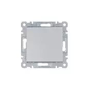 HAGER prekidac 1-polni sivi WL0012