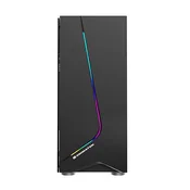 Xigmatek Eros (ATX, USB3.0x1+USB2.0x1, Rainbow LED traka na prednjoj strani , staklo sa bocne strane, ventilator sa zadnje strane