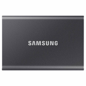 Samsung SSD T7 External 1TB, USB 3.2, 10501000 MBs, included USB Type C-to-C and Type C-to-A cables, 3 yrs, iron gray, EAN: 8806090351679 ( MU-PC1T0TWW )