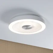 Paulmann LED stropna svetilka Volea, bela/srebrna O 32 cm IP44 dim - Kopalnica - Sodobni - bel, srebrn - Plastika