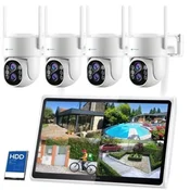 Bolzz Set 4 Smart kamere HD 4K + monitor snimac