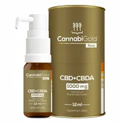 CannabiGold RAW CBD + CBDA 1000 mg 12 ml 1 kos.