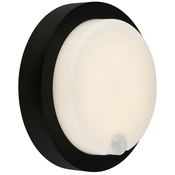 Brilo - LED punjiva spoljna zidna svetiljka sa senzorom LED/4W/5V 4400 mAh IP44 crna