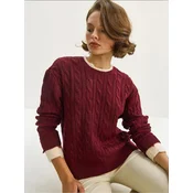 Bianco Lucci Pulover Pullover češnjevo rdeča