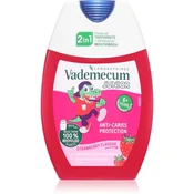 Vademecum Junior 2 in 1 zobna pasta in ustna voda 2v1 za otroke 6+ let 75 ml