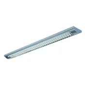 G & L Handels GmbH Svetlobna rešetka LED za površinsko montažo 444 z G13/T8, srebrna - Študija/pisarna - srebro - Kovina