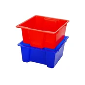 Škatla 25x25cm 6l iz plastike, ki jo je mogoče zlagati