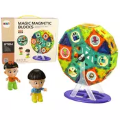 shumee Magnetni bloki 3D strukture vrtiljak Ferris Wheel 71 kosov