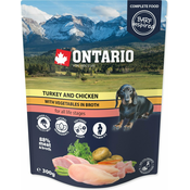 Ontario Kapsička krůtí a kuřecí se zeleninou ve vývaru 300 g