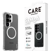 Ovitek Samba z belim QI za Samsung Galaxy S26 Ultra, Prozorna, PanzerGlass