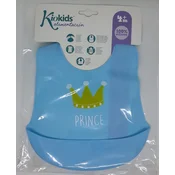 shumee Silikonski slinček Kiokids z žepom moder
