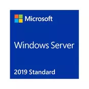 Microsoft Windows Server Standard 2019 64bit English 1pk DSP OEI DVD 16 core...