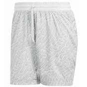 Muške kratke hlače Adidas Tennis Heat.Rdy Pro Printed Ergo 7 Short - grey one/charcoal solid grey