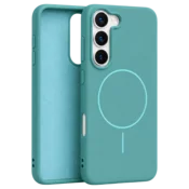 Velvet Touch MagSafe maska za Samsung Galaxy S23 - Tirkizna