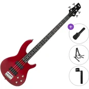 PSD Guitars PMB-100 Basic SET Red Električna bas kitara
