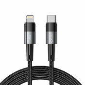 Tech-protect Ultraboost kabel USB-C/Lightning 20W 3A 2m, siva
