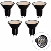 Komplet 5 GU10 3-stopenjskih zatemnitvenih LED žarnic 50 mm Honey Rate 6W 400 lm 3000K