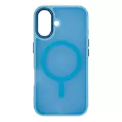 HURTEL Modni ovitek za iPhone 16e z MagSafe - moder