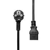 shumee ProXtend Schuko napajalni kabel pod kotom na C19 1M, PC-FAC19-001