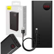 Fast Charge Power Bank Baseus Adaman, 40000mAh 22,5W (Black)