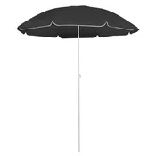 Vrtni suncobran s celicnim stupom 180 cm antracit