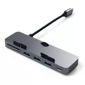 Satechi Pro USB-C cvorište za iMac, 6 ulaza, svemirsko siva