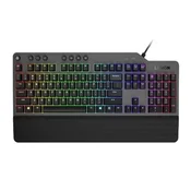 Gaming tipkovnica Lenovo Legion K500, USB, QWERTY US, črna/siva