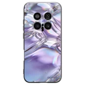 Silikonski črni ovitek za Honor Magic8 Pro 5G - Iridescent bubbles