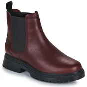TIMBERLAND Chelsea škornji  merlot / črna