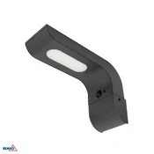 Bemko Lampa elewacyjna oprawa hybrydowa LED 7W 600lm szary z czujnikiem 16,3 cm