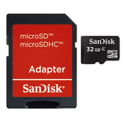 SanDisk MicroSDHC kartica 32GB (Klasa 4) + adapter