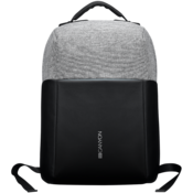 Backpack for 15.6 laptop, black and dark gray (Material: 900D Glued Polyester and 600D Polyester)