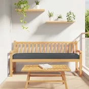 Jastucic za palete Antracit 200 x 40 x 8 cm Oxford tkanina