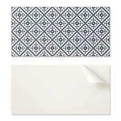 shumee Samolepilna vinilna plošča s potiskom za kopalnico 100x50 cm geometrijski diamantni vzorec