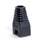 Zaščita za konektor RJ45, neprebojna - črna, 100 kosov