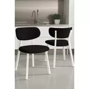 HANAH HOME Set stolica (6 delova) Toldy Black White