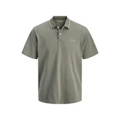JACK & JONES Majica JJBLAZE  rumena / pastelno zelena / bela