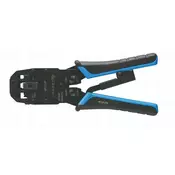 HOGERT Krimp klešta s polugom za RJ-11 terminal western plug 4P 6P 8P