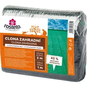 Rosteto Vrtni paravan 45% - 5 x 1 m zelen z očmi