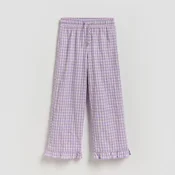 Reserved - Pantalone od mešavine viskoze i gužvane tkanine