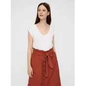 PIECES Majica PCKAMALA TEE NOOS, bela