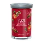 shumee Venec iz rdečega jabolka - Yankee Candle Signature - Sveča v kozarcu z dvema stenjema