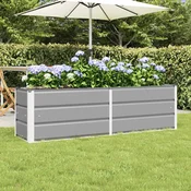 Sadilica Svijetlo siva 160 x 40 x 45 cm Celik