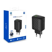 Stenski 65W polnilec Lito LC24 GaN, USB-C in USB - black