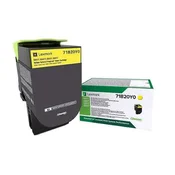 toner Lexmark 71B20Y0 LC, 2.300 strani (original, rumena)