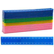 Nebulo: 16cm dolgo plastično ravnilo v več barvah