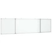 Vidaxl Magnetna tabla zložljiva 200x50x1,7 cm aluminij