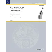 KORNGOLD:CONCERTO IN C,CELLO AND PIANO