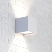 MCJ Zuza 2 stenska svetilka, bela, kovinska, štiri krila, 10 cm, G9 - Dnevna soba/jedilnica - Sodobni - Aluminij